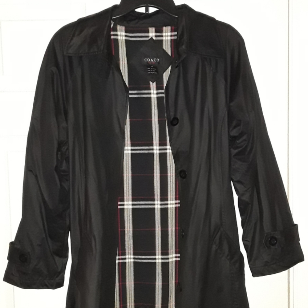 Full length trench coat